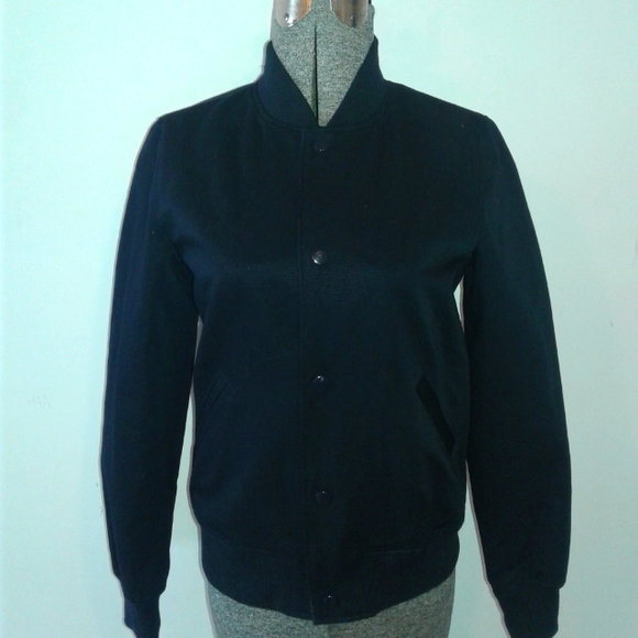 APC Rue Madame Paris snap front bomber Jacket XS 34 A.P.C blouson jumper - Picture 1 of 6